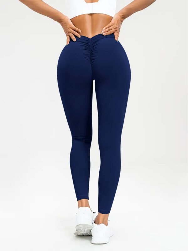 Women's Yoga Pants High Waist Lift High Elastic Tight Fitness Trousers - Image 8