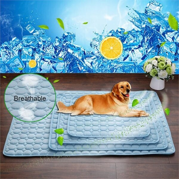 Pet Dog Cat Ice Silk Cold Nest Pad For Cooling In Summer - Image 4