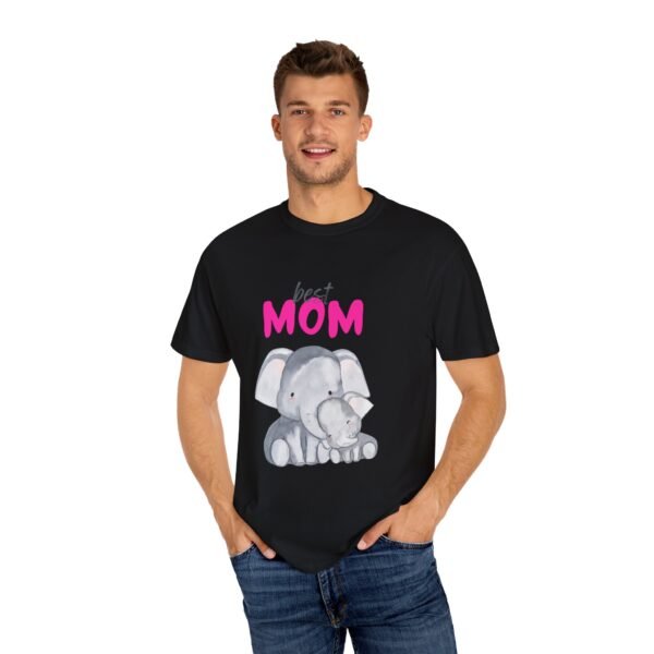 Best Mom Unisex Garment-Dyed T-Shirt - Cute Elephant Design for Mother’s Day - Image 16
