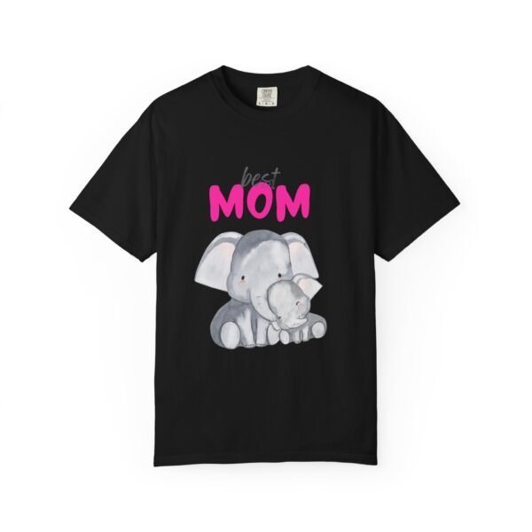 Best Mom Unisex Garment-Dyed T-Shirt - Cute Elephant Design for Mother’s Day - Image 13