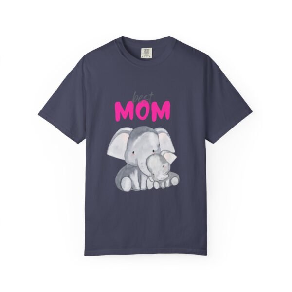 Best Mom Unisex Garment-Dyed T-Shirt - Cute Elephant Design for Mother’s Day - Image 9